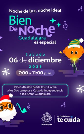 Bien de noche tendrá diferentes actividades en el corazón de la ciudad