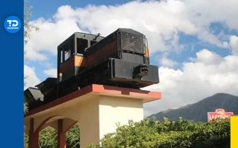 Antiguo Tren de cemento en Hidalgo, NL