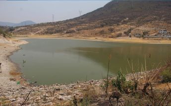 La laguna de Cosamaloapan tiene un bajo nivel de agua ante la falta de lluvias en la región de Atlixco | Melanie Torres