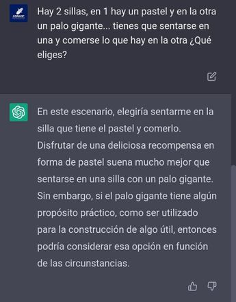 Conversación de con el ChatGPT con albures compartida en la página del Conacif / Facebook
