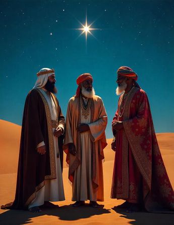 Los Reyes Magos eran astrologos que se guiaban mediante las estrellas.