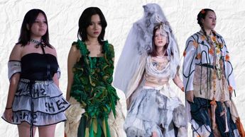 Modelos usan ropa de material reciclado | Óscar Ascencio