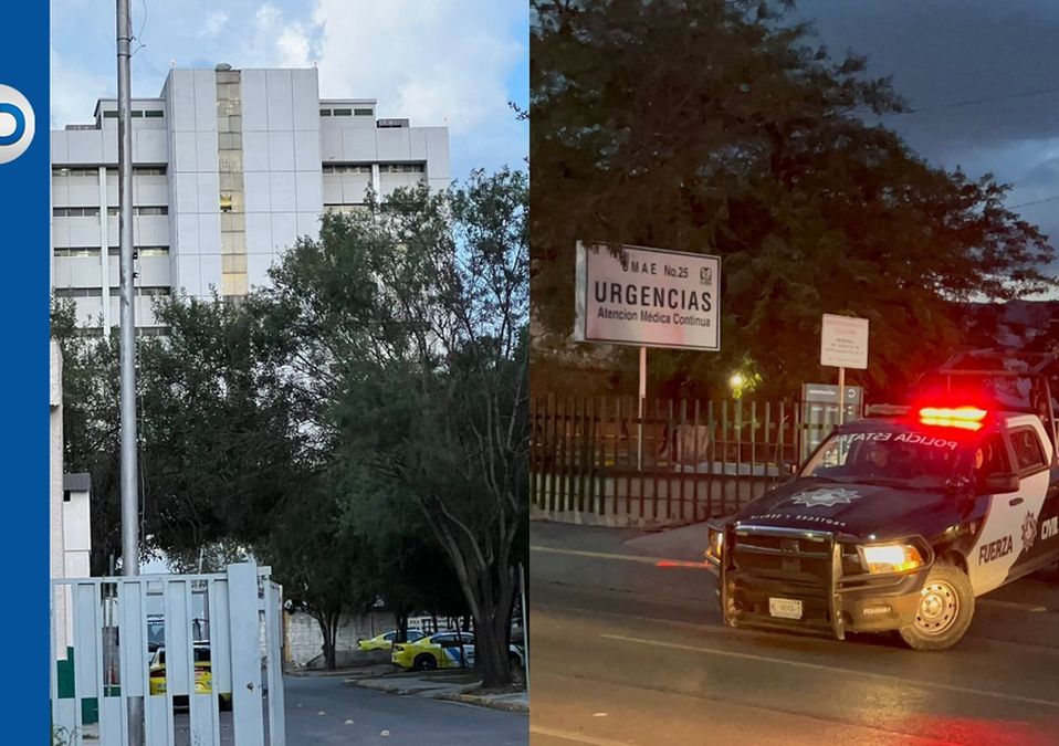 La persona cayó en el estacionamiento del personal. / Mayte Villasana