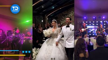 En la boda de Pamela Longoria estuvieron Los Claxons y El Plan. | Especial