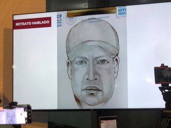 Gracias a testigos en la zona y otros reportes se logró crear un retrato hablado del presunto asesino de Alejandro Leyva / Cortesía Fiscalía de Oaxaca