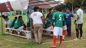 Los jugadores mexicanos se daban ánimos entre sí. | Alejandro Ruvalcaba