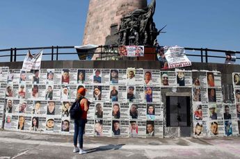 Rotonda de los de los desaparecidos en San Pedro Tlaquepaque, Jalisco. | AFP
