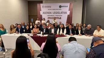 Bancada de Morena en Jalisco durante su agenda legislativa | Telediario