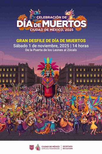 El desfile de Día de Muertos se realizará el 1 de noviembre | Gob CdMx