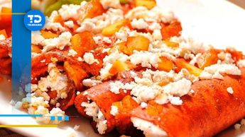 Las enchiladas mineras son uno de los platillos típicos de Guanajuato capital. Foto: Especial