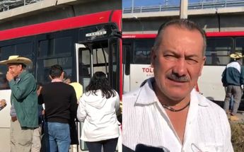 Campesinos encabezados por Alfredo Jaimes rumbo a CdMx / Captura