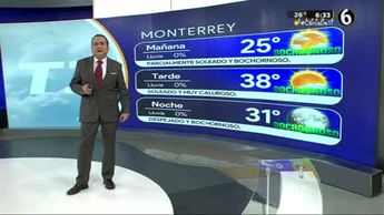 Pronóstico del tiempo para Monterrey, con Abimael Salas - 12 de junio de 2023