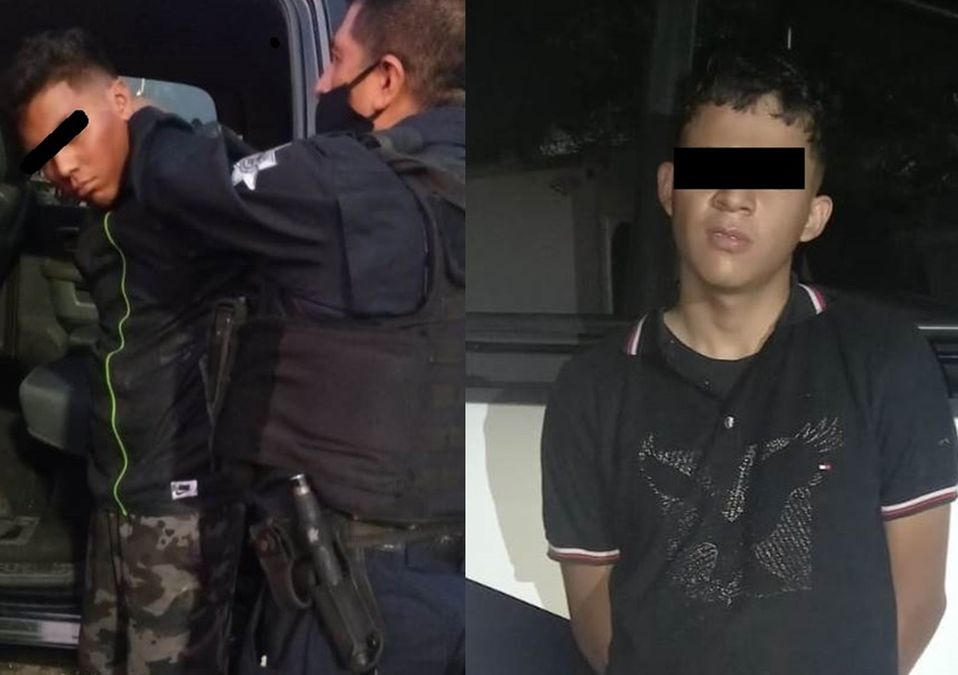 Detienen a 4 jóvenes armados por presunto robo en la colonia Martínez. | Especial
