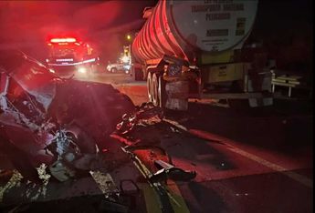 Dos accidentes dejaron tres muertos y dos lesionados en Cadereyta. | Cortesía