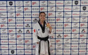 Claudia Romero Rodríguez ganó medalla de bronce en el Grand Prix Final Manchester 2023 / Especial