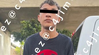 'El Tata', presunto sicario y líder de 'robamotos', rompe en llanto tras ser reaprehendido en la Ciudad de México. / Carlos Jiménez