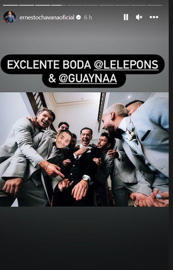 Ernesto Chavana felicita a Lele Pons y Guaynaa por su boda