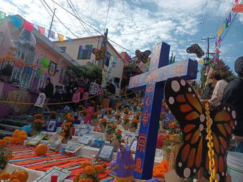 Altar de Muertos Monumental en Saltillo.