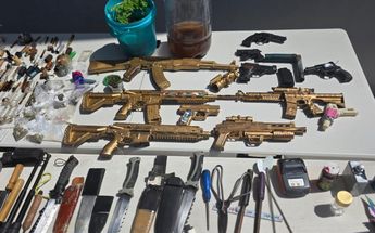 Armas, planta de marihuana y bebidas alcohólicas fueron decomisadas a los internos| Diana Barajas