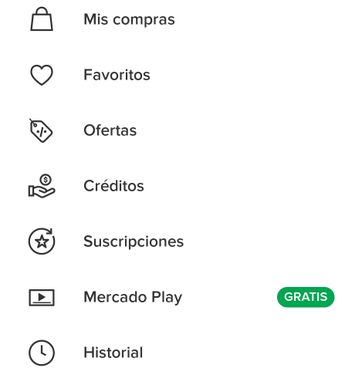 Las pestañas de 'historial' y 'Compras' muestran contenido diferente/ Especial
