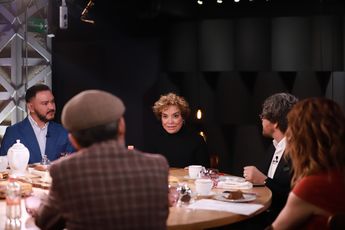 Café MILENIO con Elba Esther Gordillo. / Naomi Antonio