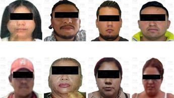 Detienen y vinculan a proceso a ocho sujetos por secuestro en Hidalgo y Puebla.