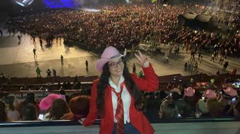 Una de las ganadoras para ver el concierto de RBD desde un palco del Estadio Mobil Super. | Ileana González