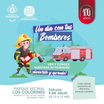 Un día con tus bomberos / Gobierno de Guadalajara