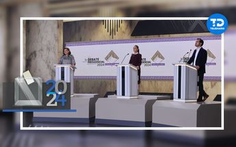 Los tres candidatos presidenciales mantuvieron su segundo debate en los Foros Churubusco / Archivo.