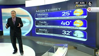 Clima en Monterrey lunes 13 mayo