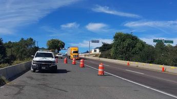 La pendiente previa al túnel exige que los conductores extremen precauciones al circular. | Maru Alvarado