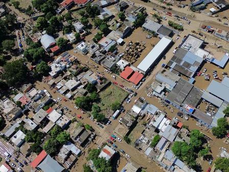 Inundaciones en Poza Rica por el desbordamiento del río Cazones | Cuartoscuro