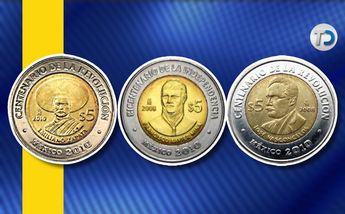 Monedas conmemorativas de 5 pesos / Mauricio Ledesma