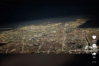 Monterrey de noche y desde las alturas: Piloto comparte aterrizaje en TikTok / Cortesía