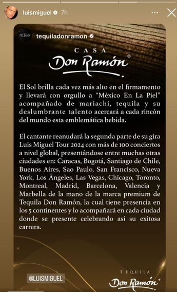 Luis Miguel ha adquirido la propiedad de Casa Don Ramón