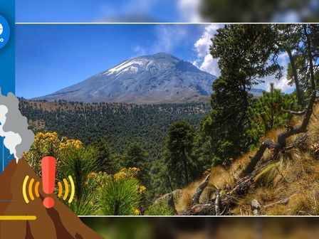 Actividad del Popocatépetl 9 de agosto de 2024 / Andrés Lobato