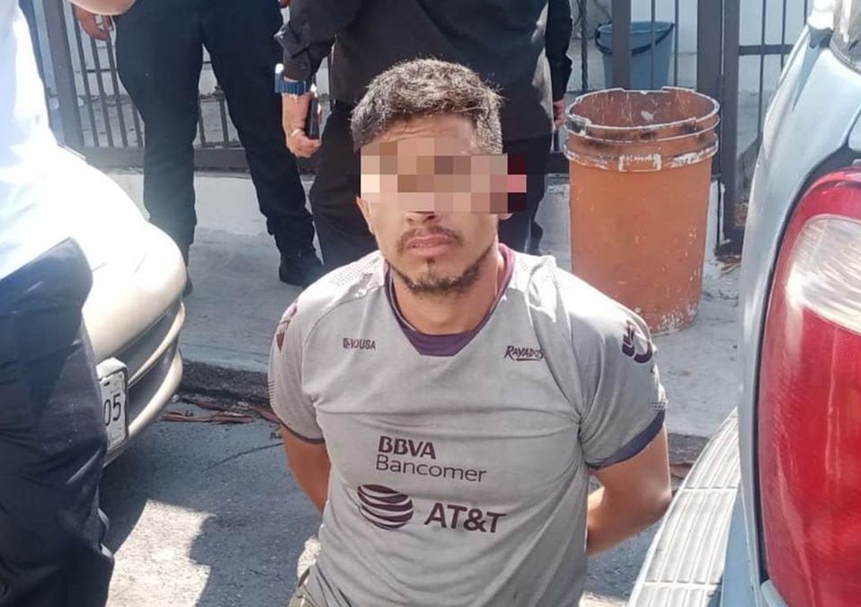 El hombre fue detenido en la colonia López Mateos. | Cortesía