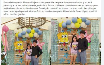Publicación sobre desaparecida en Juárez | Especial