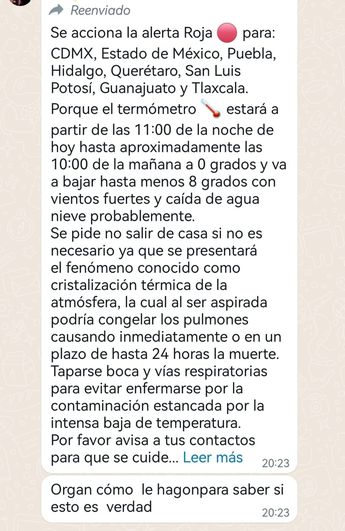 Cadena falsa de la cristalización térmica.