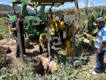 Las maniobras de rescate se realizan con equipo especializado. \ Jesús Villegas