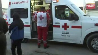 Taxista impacta contra camellón en la colonia Eduardo Guerra de Torreón