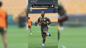 Samir Caetano en entrenamiento de Tigres 31 agosto / @samircaetano