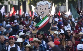 Marcha AMLO cuarto informe de gobierno / Araceli López