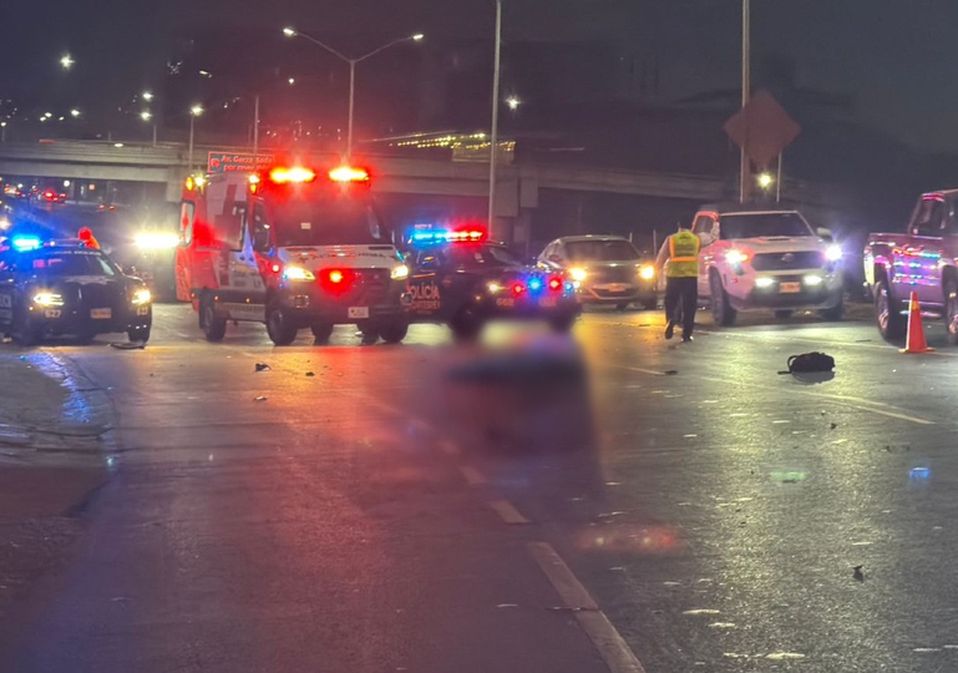 Elementos de la Policía de Monterrey se movilizaron hasta el sitio.
