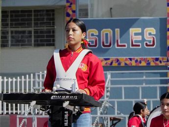 El lema "Vencerás, ganarás, triunfarás" resonará fuerte en Europa este 2025 / Facebook: Soles Marching Band