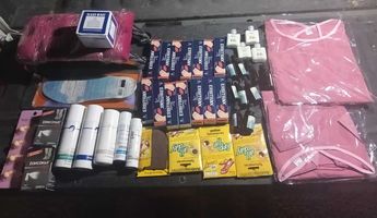 Mercancía presuntamente robada por el menor. | Cortesía