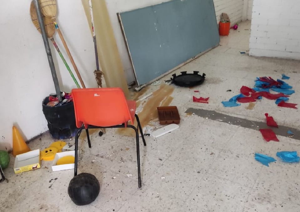 Pese a denuncias, roban otra vez escuela especial en la colonia Croc. | Francisco Zúñiga