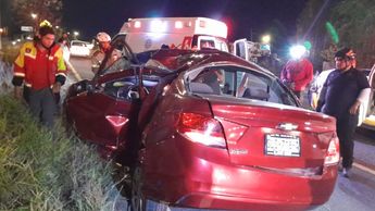 El accidente ocurrió esta madrugada a la altura del kilómetro 232 en Allende. | Martha Zamora