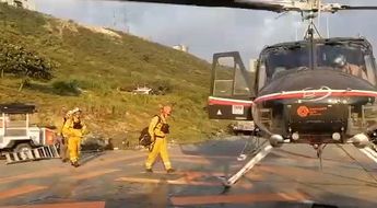Diferentes corporaciones continúan combatiendo los incendios forestales. | Cortesía