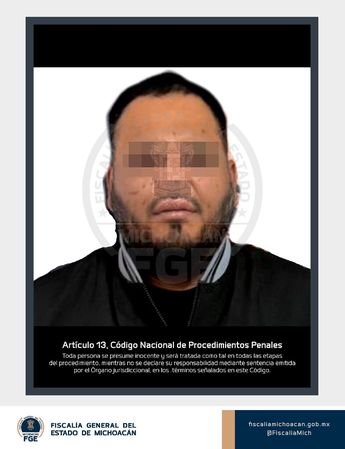 El crimen se habría perpetrado en el año 2020. | Fiscalía del Estado de Michoacán